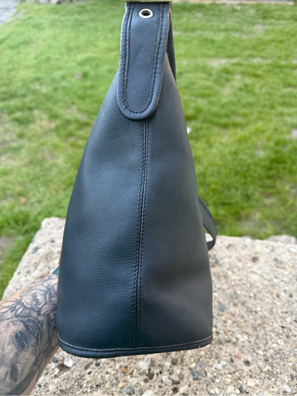 OG Vintage Coach Legacy Bucket Duffle Hobo Bag - Picture 9 of 15